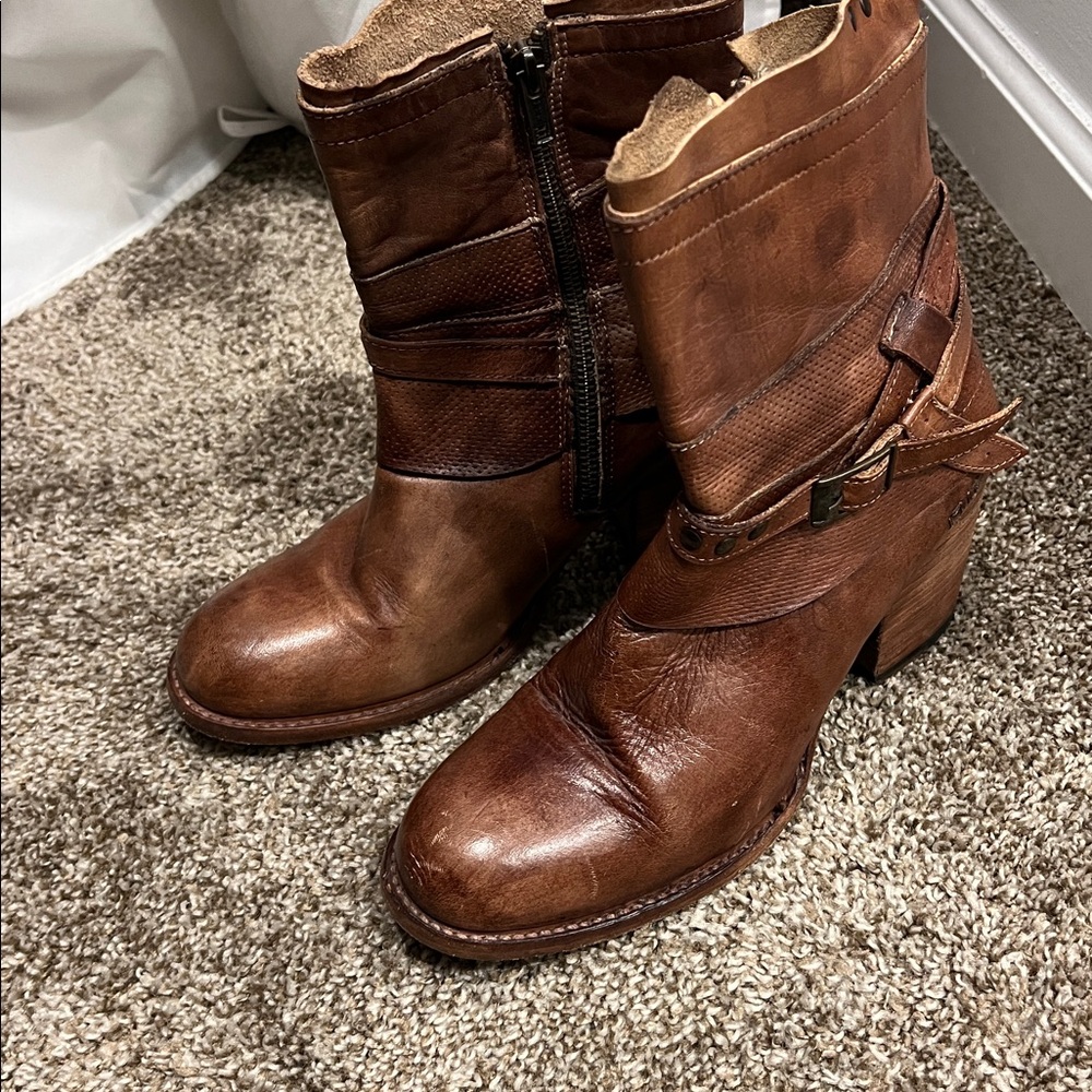 BED|STU Cobbler Series Bench Made Rowdy Heeled Boots